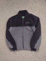 VTG Arcticwear By ARCTIC CAT Grey Black Fleece Jacket Vest Combo SNOWMOBILE - $27.69