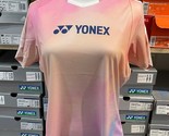 YONEX Women&#39;s Badminton T-Shirts Sports Tee Top Pink [95/US:S] NWT 221TS... - $45.81