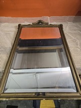 vintage wood framed mirror - £48.65 GBP