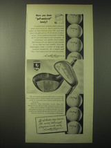 1948 Haig Golf Balls and Clubs Ad - Have you been golf-analyzed lately? - $18.49