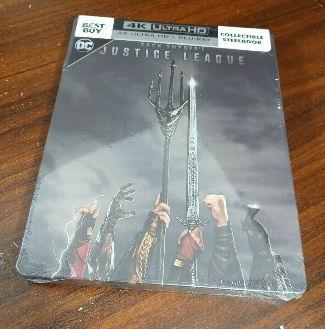 Zack Snyder’s Justice League 4K Collector STEELBOOK (4K+Blu-ray+Digital) NEW Item image 7