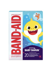 Band-Aid Assorted Pack of Bandages, Baby Shark, Box of 20 - £4.76 GBP