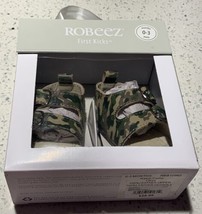 NEW Robeez First Kicks Baby Shoes Nakai Camo Olive Sandals Shoes Newborn 0-3M - £9.50 GBP