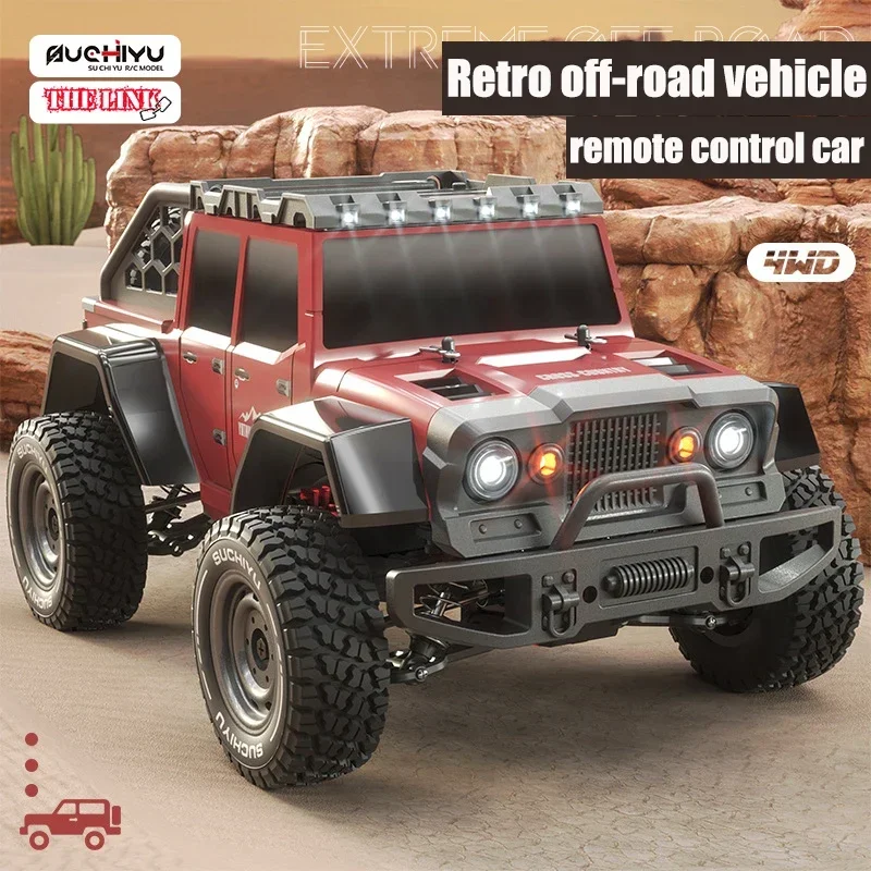 Rc Car Four-wheel Drive Off-road Vehicle 1:16 Electric High-speed Racing Model - £112.53 GBP+