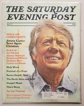 Saturday Evening Post Magazine April 1977 Jimmy Carter Christianity - £10.61 GBP