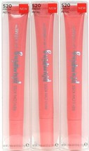 3 Revlon Kiss 0.25oz Plumping 520 Fresh Petal Multi Benefit Demi Shine Lip Creme - $18.99