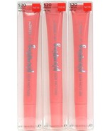 3 Revlon Kiss 0.25oz Plumping 520 Fresh Petal Multi Benefit Demi Shine L... - $361.56 MXN