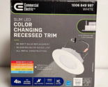 Commercial Electric 4 in. Selectable Color Changing White Recessed Light... - $15.05