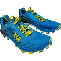 Hoka One One womens EVO Jawz Cyan/Citrus Trail Running Shoes size 7.5 w/box - $873.79 MXN