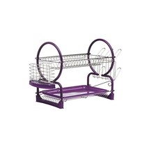 Premier Housewares 2-Tier Dish Drainer - Purple  - $57.00