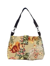 Custom Handmade Vintage Floral Purse Fashion Shoulder Bag IVORY LACED - £23.79 GBP