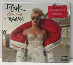 NEW &amp; SEALED - Beautiful Trauma by PINK (CD, Explicit)  *Free 1st Class Shipping - £6.37 GBP