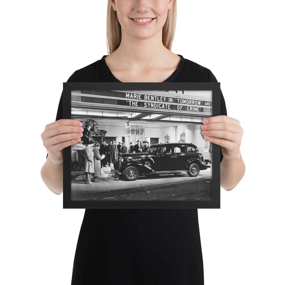 The Syndicate of Crime Humphrey Bogart Framed Poster - $24.50
