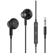 Wired Earbuds Noise Isolating In-Ear Headphones Earphones With Mic Volume Contro - £18.84 GBP