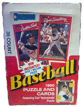 1990 Donruss MLB Baseball Wax Box- 36 Unopened Packs (Puzzle/Diamond Kings) - $39.95
