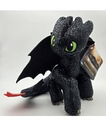 Toothless 8&quot; Plush How to Train Your Dragon Black Embroidered Eyes New - $387.33 MXN