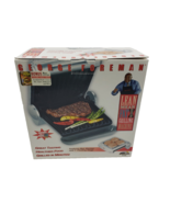 George Foreman Lean Mean Fat Reducing Grilling Bun Warmer Machine w Reci... - $553.21 MXN