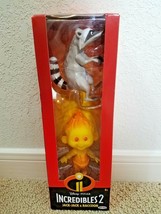 Incredibles 2 Champion Series Action Figure Raccoon &amp; Jack-Jack Disney Pixar NEW - £10.35 GBP