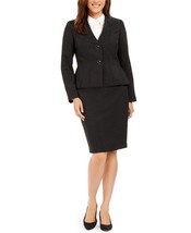 New Le Suit Black Career Jacket Skirt Suit Set Size 16 P Petite $200 - £85.57 GBP