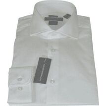 Men's Dress Shirt Christopher Lena 100% Cotton Wrinkle Free C507RSSR Ecru Slim image 2
