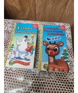VHS Lot of Two Original Classic Frosty The Snowman Rudolph the Red Nose ... - $25.91 CAD