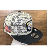 New Era Pittsburgh Steelers 2023 Salute To Service STS Hat 9FIFTY Snapba... - $23.75