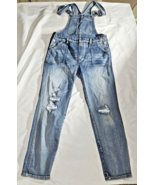 Wild Blue Overalls By Sadie Robertson Distressed Denim size 4 womens gir... - $14.50