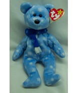 ERRORS TY Beanie Baby 1999 HOLIDAY TEDDY BEAR Snowflakes Stuffed Animal ... - £79.13 GBP