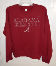 ALABAMA CRIMSON TIDE Woman&#39;s Fleece Long Sleeve Pullover Sweatshirt - Si... - £12.07 GBP