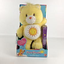 Care Bears Funshine Bear 12” Plush Stuffed Toy VHS Cartoon Video Vintage 2003 - £78.41 GBP