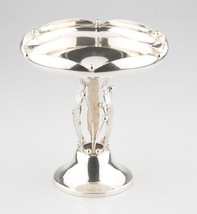 Vintage Américain Woodside de Bonne Qualité Co.Compote Argent Bol - $13,507.98 MXN