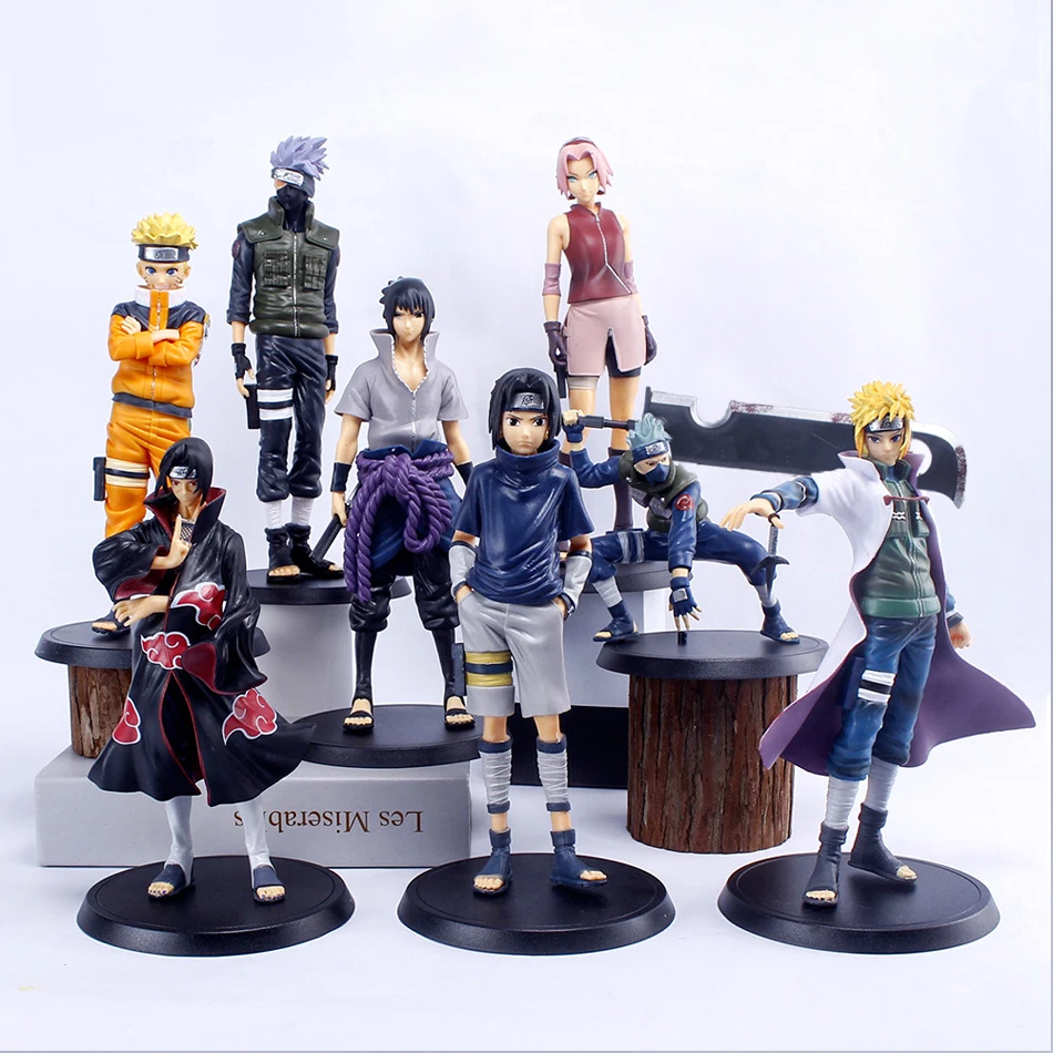 Anime Naruto Figure Uchiha Itachi Sasuke Pain Kakashi Naruto Shippuden Action - £10.71 GBP+