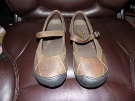 KEEN Brown Leather Mary Jane Shoes Size 6 Women&#39;s NWOB - £29.27 GBP