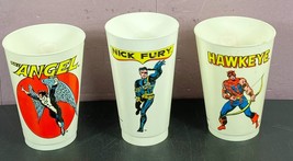 1975 Nick Fury The Angel Hawk Slurpee Cup 7-11 Marvel Comics Stan Lee Ja... - $24.74