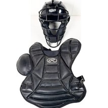 Schutt Baseball Catchers Mask &amp; Rawlings Chest protector for ages 9-12 y... - £42.91 GBP
