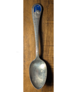 1939 New York World&#39;s Fair World of Tomorrow Blue Handle Souvenir Spoon - $9.50