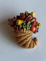 Hallmark Cards Thanksgiving Horn Of Plenty Pin - £11.89 GBP