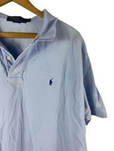 Ralph Lauren Polo Shirt Size XL Mens Light Blue Pony Short Sleeve Cotton... - £17.59 GBP