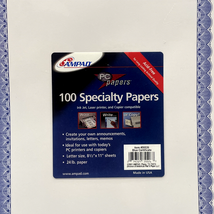 100 Ampad #35574 Specialty PC Papers 24 LB. Acid-Free Florentine Scroll - $10.49