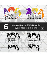Hocus Pocus SVG Bundle, I smell children SVG, It&#39;s just a bunch of hocus... - $37.28 MXN