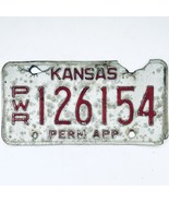  United States Kansas Permanent Power Unit License Plate PWR 126154 - £14.87 GBP