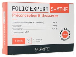 Densmore Folic&#39;Expert 5-MTHF Contraception &amp; Pregnancy 30 tablets - £40.41 GBP