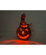 Bethany Lowe Halloween Light Jack-o-Lantern with Elfin Figure Virginia B... - €155,61 EUR