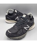 New Balance 990 v4 Womens 7.5  Black Silver Running Shoes Made In USA D ... - $29.02