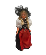 Vintage 1960s Bern Swiss Blonde Hair Souvenir Costume Doll Open Close Ey... - $21.71 CAD