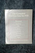 1975 Ford Complete Line  Brochure - $4.50