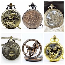 High Quality Table  pocket watch necklace pendant for Men or Women Multi Choices - £9.92 GBP+
