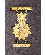 Vintage NBPRP Junior Small Bore Marksman Blackinton Shooting Medal 1950&#39;... - £14.57 GBP