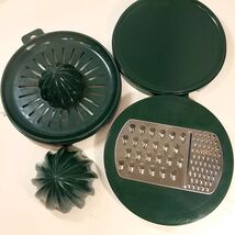 Pyrex Accessories juicer Grater lid Quart Measuring Cup Green set Measur... - $47.00