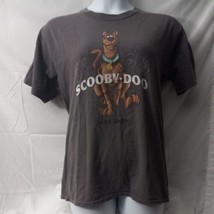Vintage Six Flags Y2K Scooby-Doo Tshirt 2002 Mens Size Large Gray Cut Tag 22x25 - £23.52 GBP